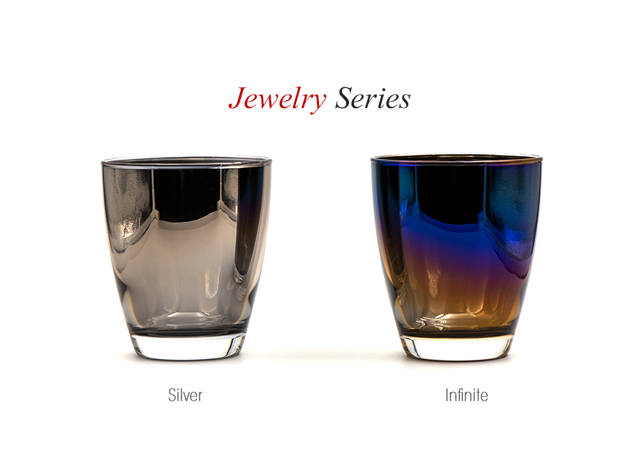 【新築祝いにおすすめ】ジュエリーグラス PROGRESS（SunFly）高級チタングラス・Jewelry Seriesグラス（名入れ可能）