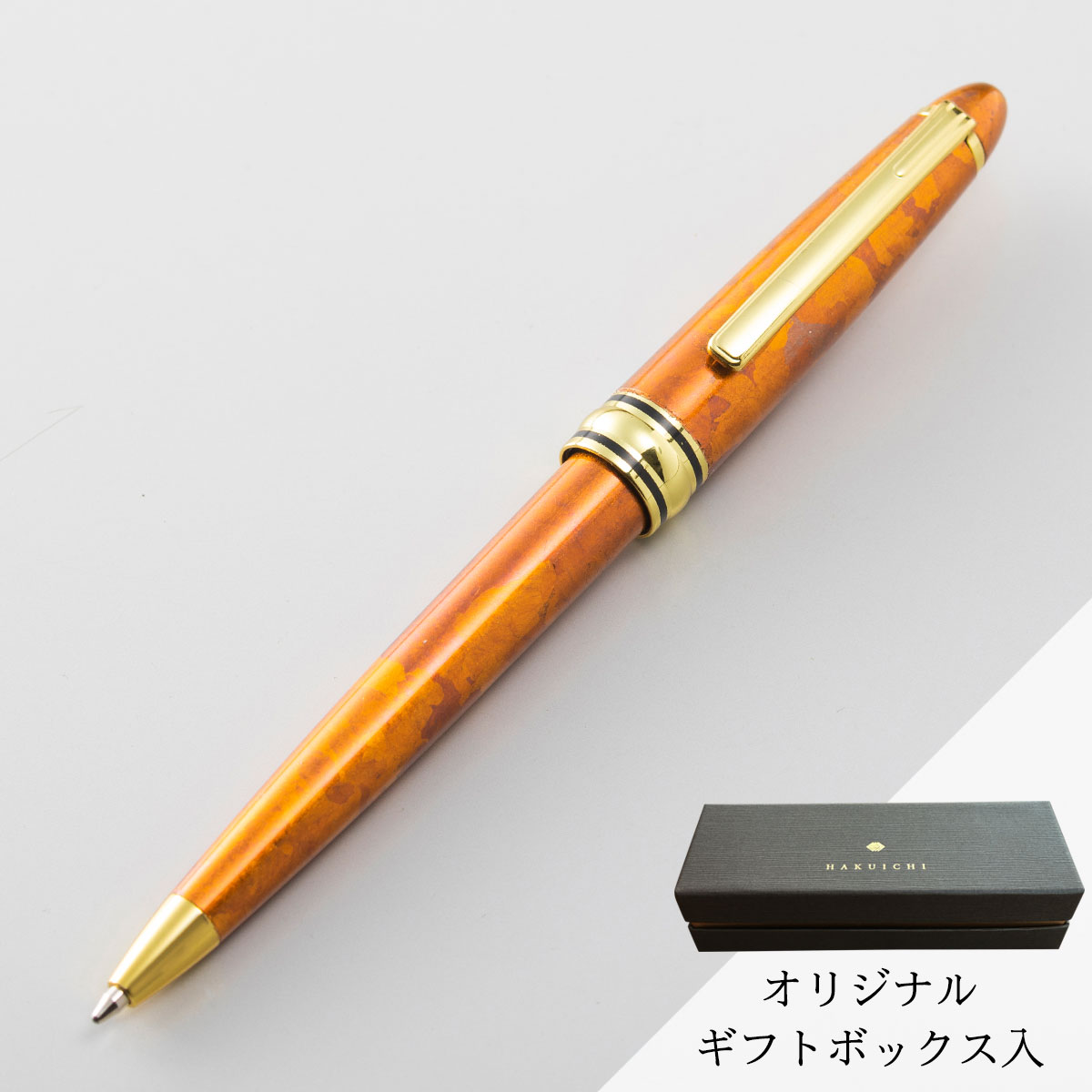 箔一】SHIKISAIボールペン AKANE 茜〜金箔（金沢箔）の小物