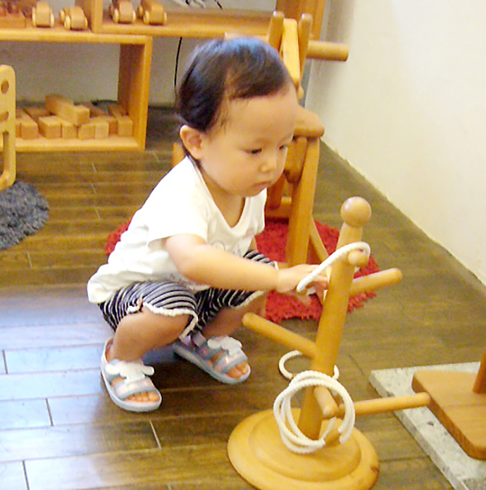 木のわなげ〜赤ちゃんのおもちゃギフトに安全な日本製〜【名入れ可能】