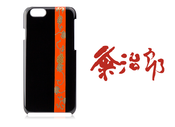 漆のiPhoneケース【牡丹唐草】（iphone6s・iphone7 Plus対応）